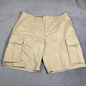 Sonoma Mens Flexwear Cargo Shorts Khaki Tan Size 38 NWT 10in Inseam